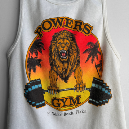 1980s Powers Gym Florida Muscle Tank