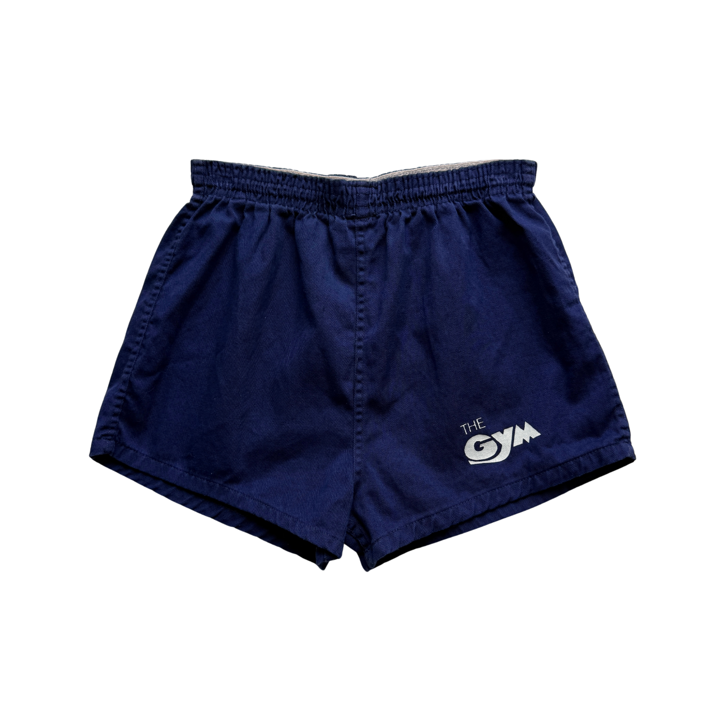 1980s Navy Blue Gym Shorts