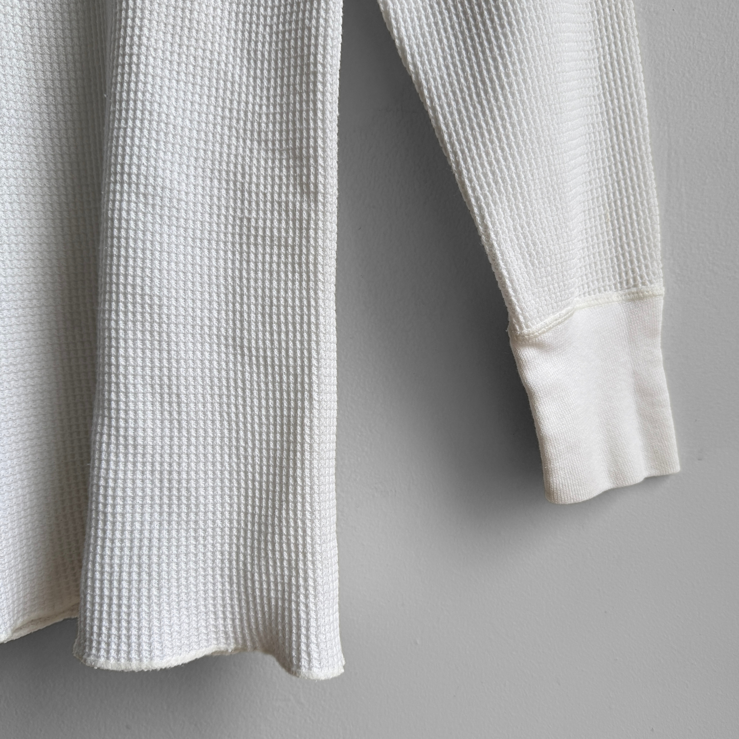 1980s Waffle Knit Thermal Long Sleeve