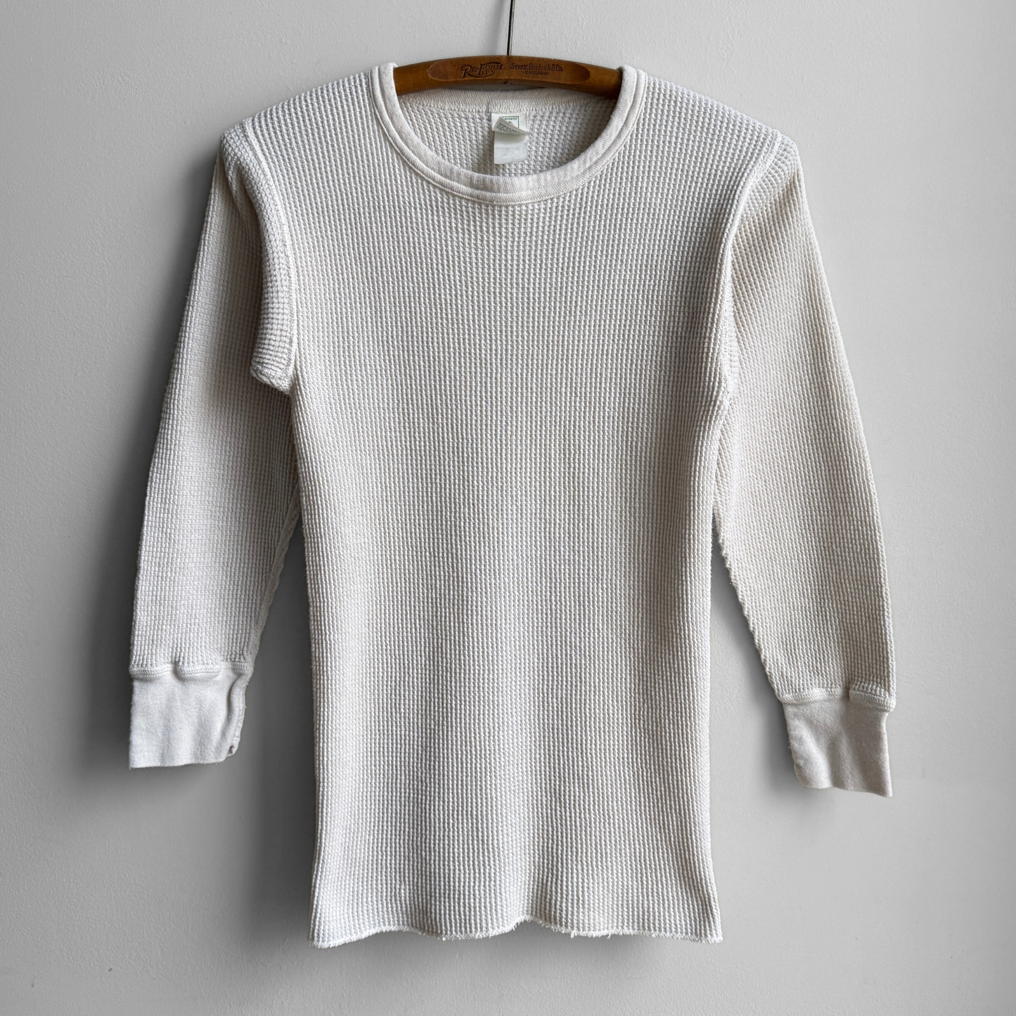 1990s Waffle Knit Thermal Long Sleeve