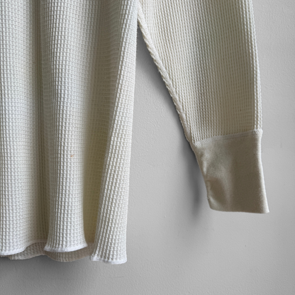 1980s Waffle Knit Thermal Long Sleeve