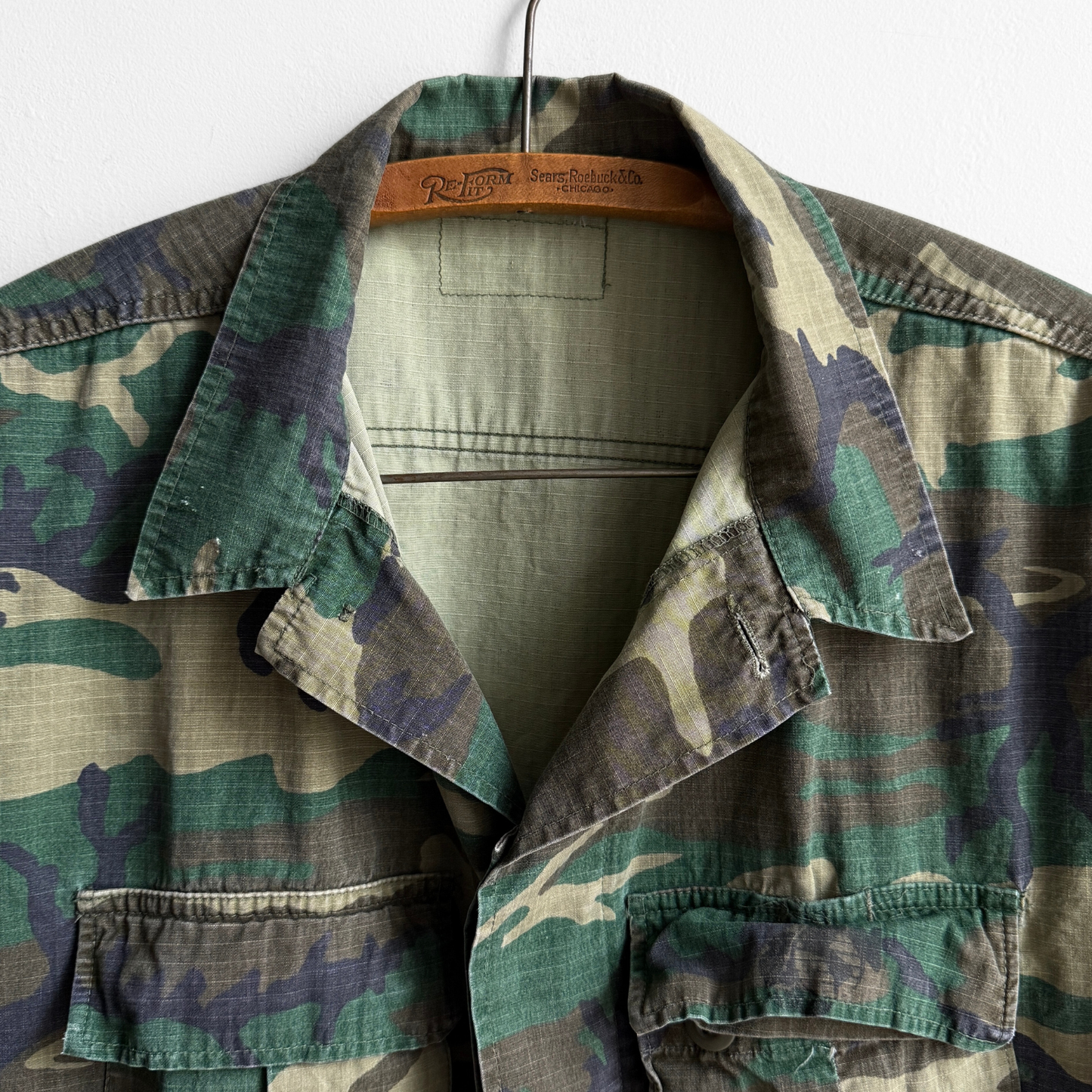 1980s USMC Woodland Camouflage BDU Field Jacket