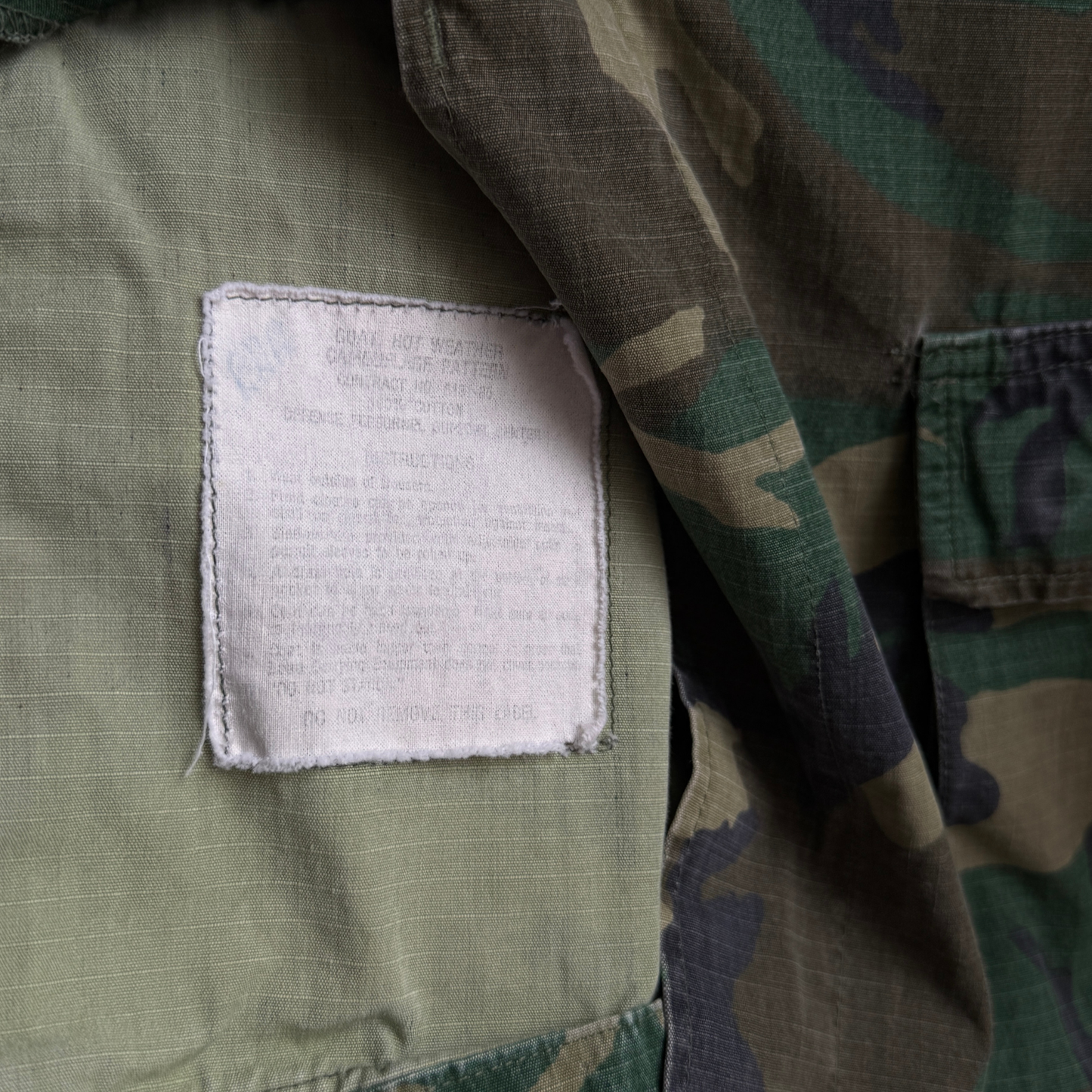 1980s USMC Woodland Camouflage BDU Field Jacket