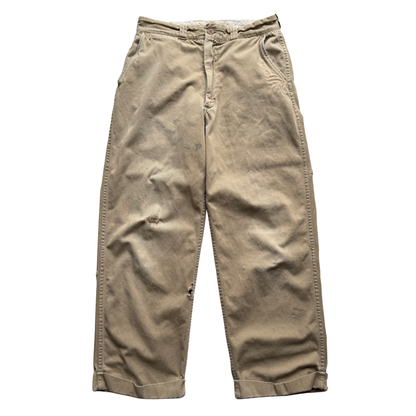 1950s Big Mac Double Barrell Twill Chino Work Pants (29)