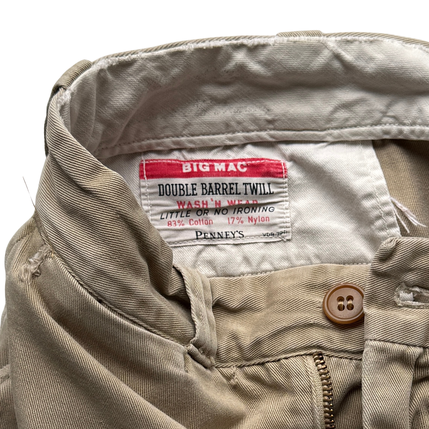 1950s Big Mac Double Barrell Twill Chino Work Pants (29)