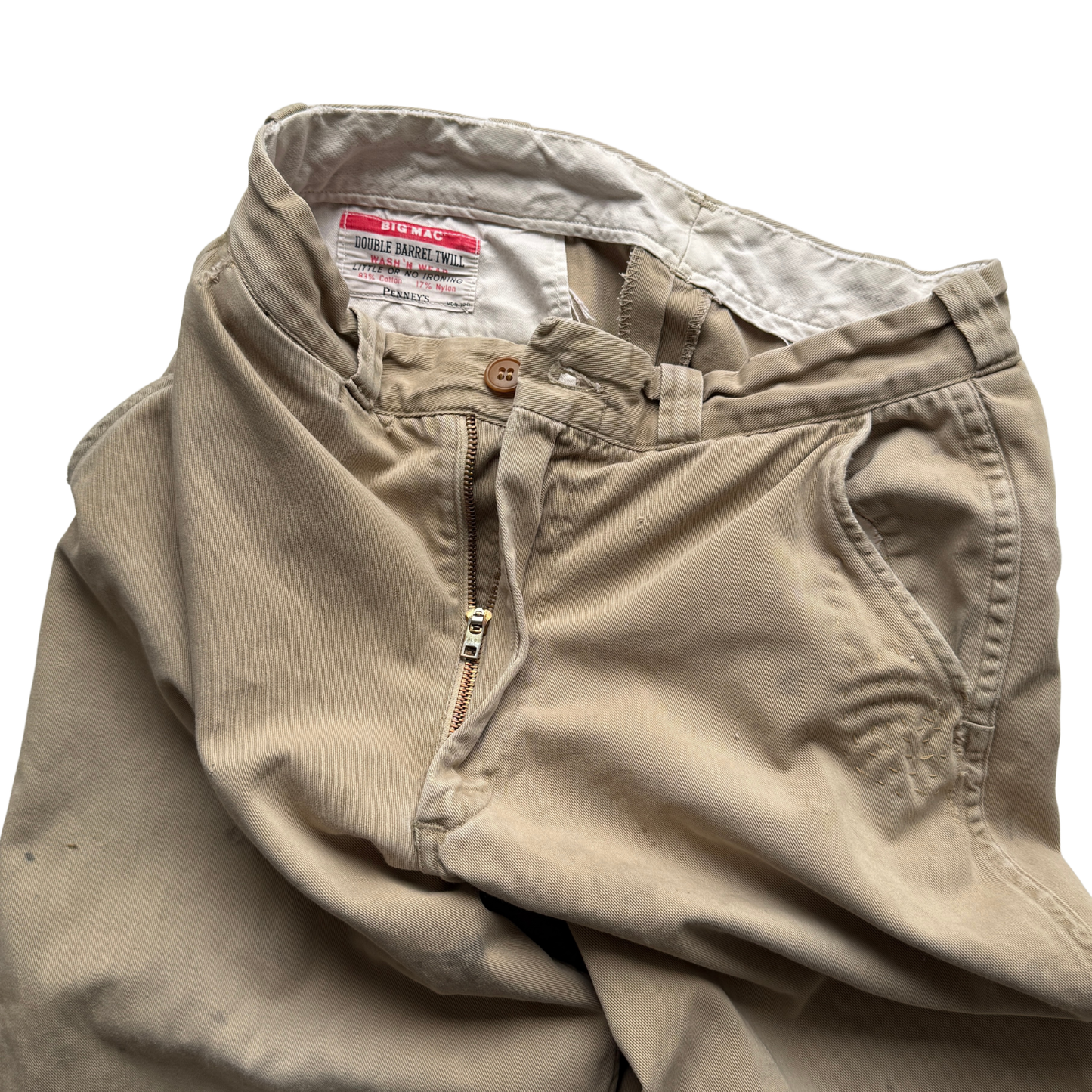 1950s Big Mac Double Barrell Twill Chino Work Pants (29)