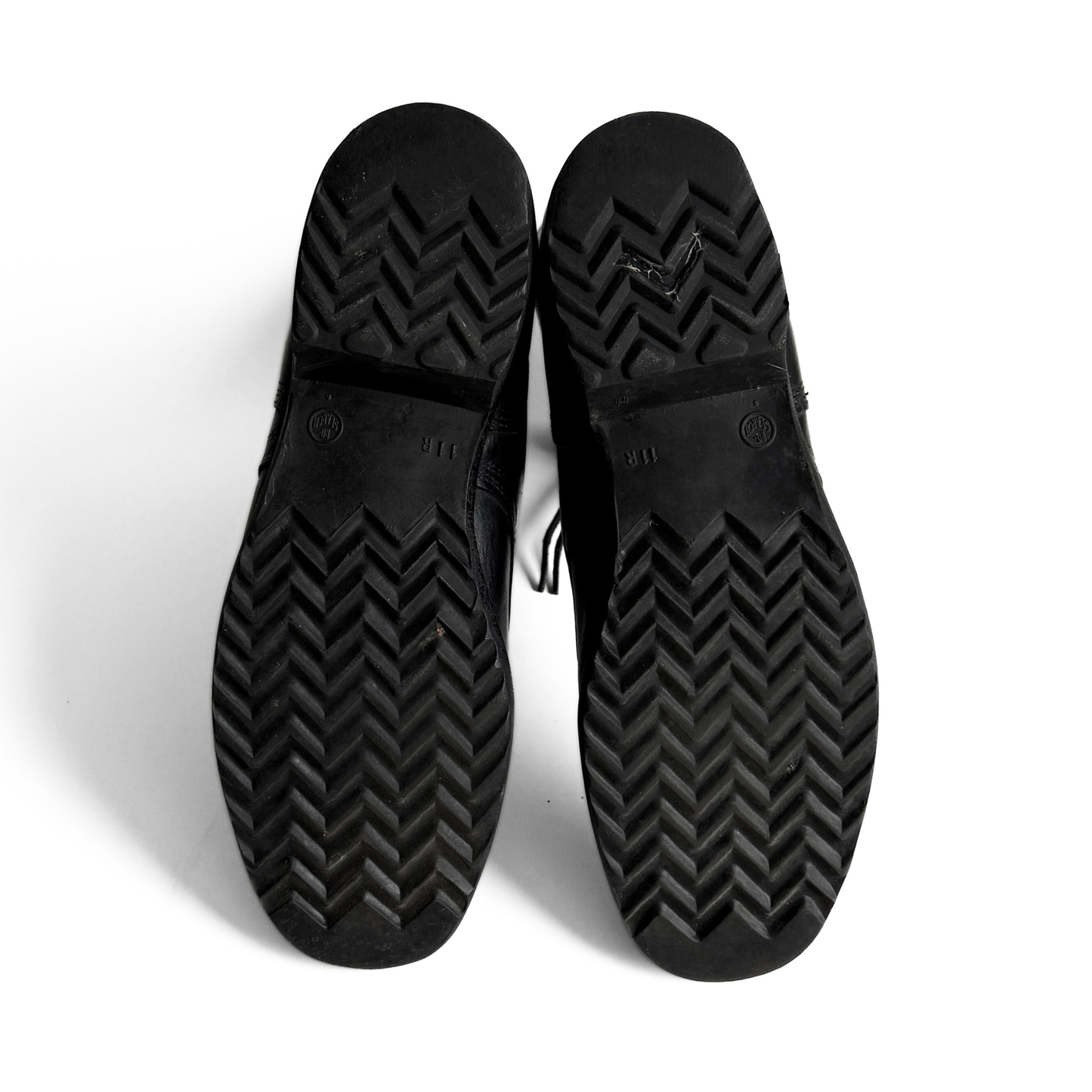 1980s U.S. Army Black Polished Leather Combat Boots (11)