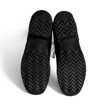 1980s U.S. Army Black Polished Leather Combat Boots (11)