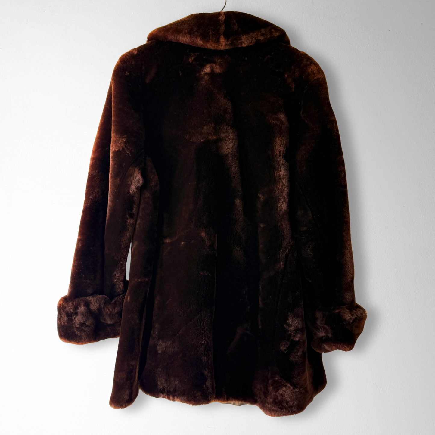 1960s Brown Genuine Fur Coat