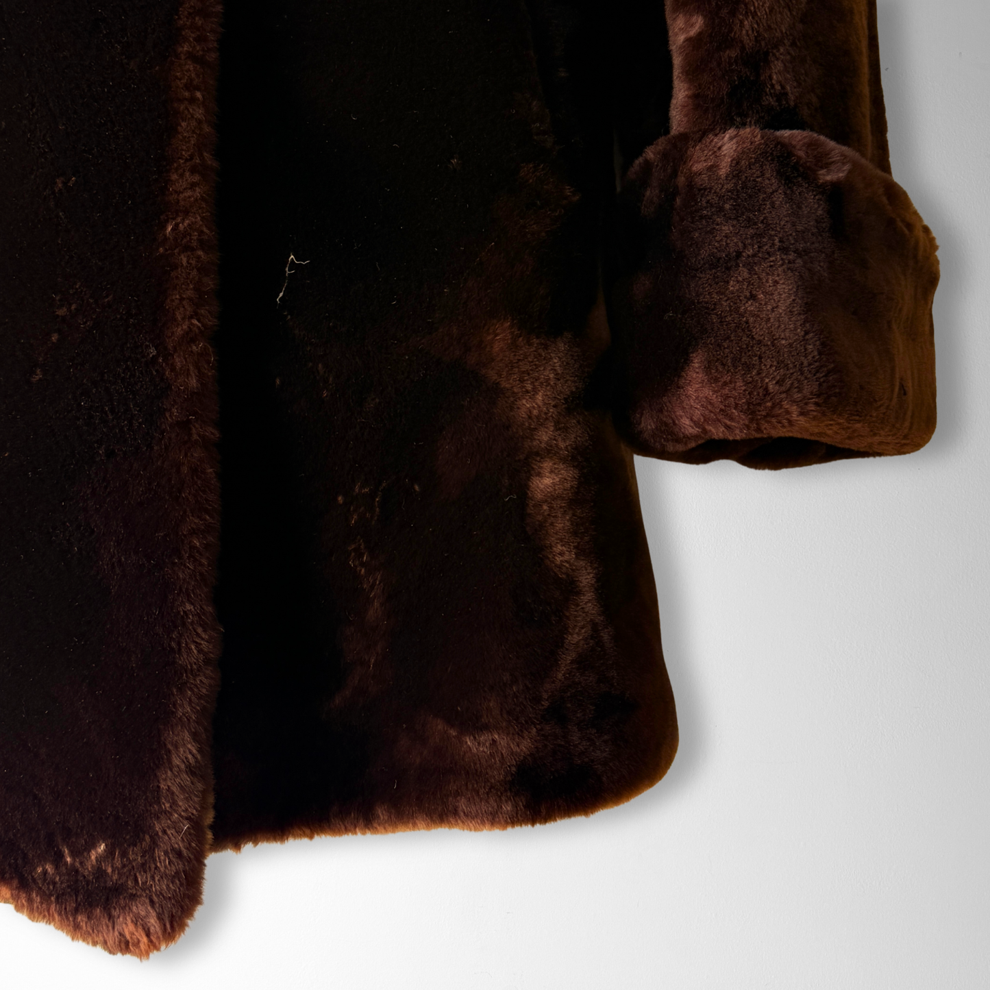 1960s Brown Genuine Fur Coat
