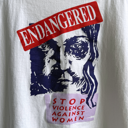 1990s Stop Violence Against Women Tee