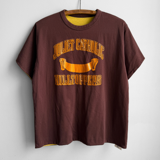 1970s Joliet Catholic Hilltoppers Double Face Tee
