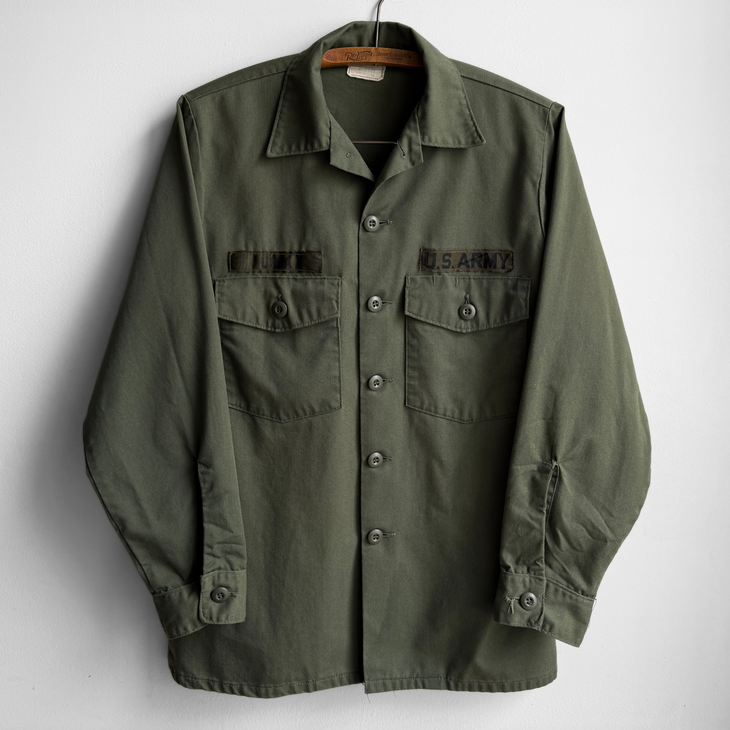 1980s U.S. Army OG-507 Durable Fatigue Shirt