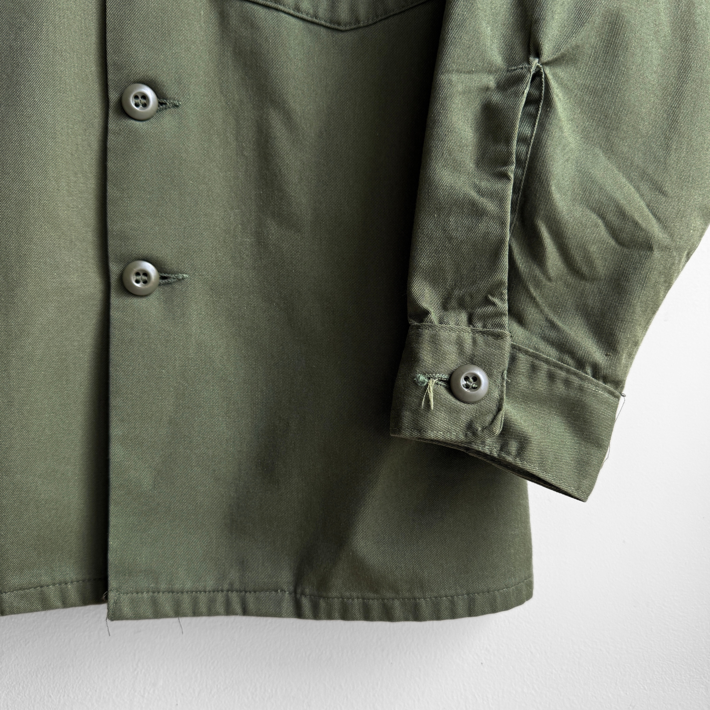1980s U.S. Army OG-507 Durable Fatigue Shirt