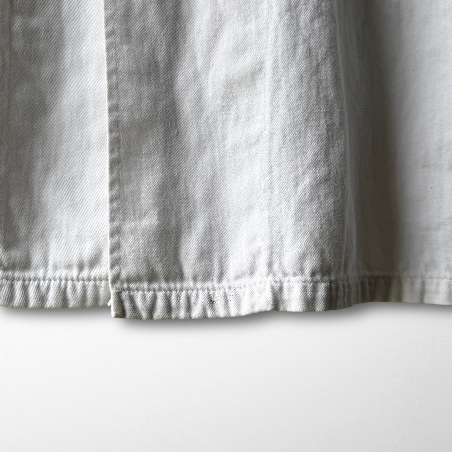1960s White Cotton Twill Lab Coat