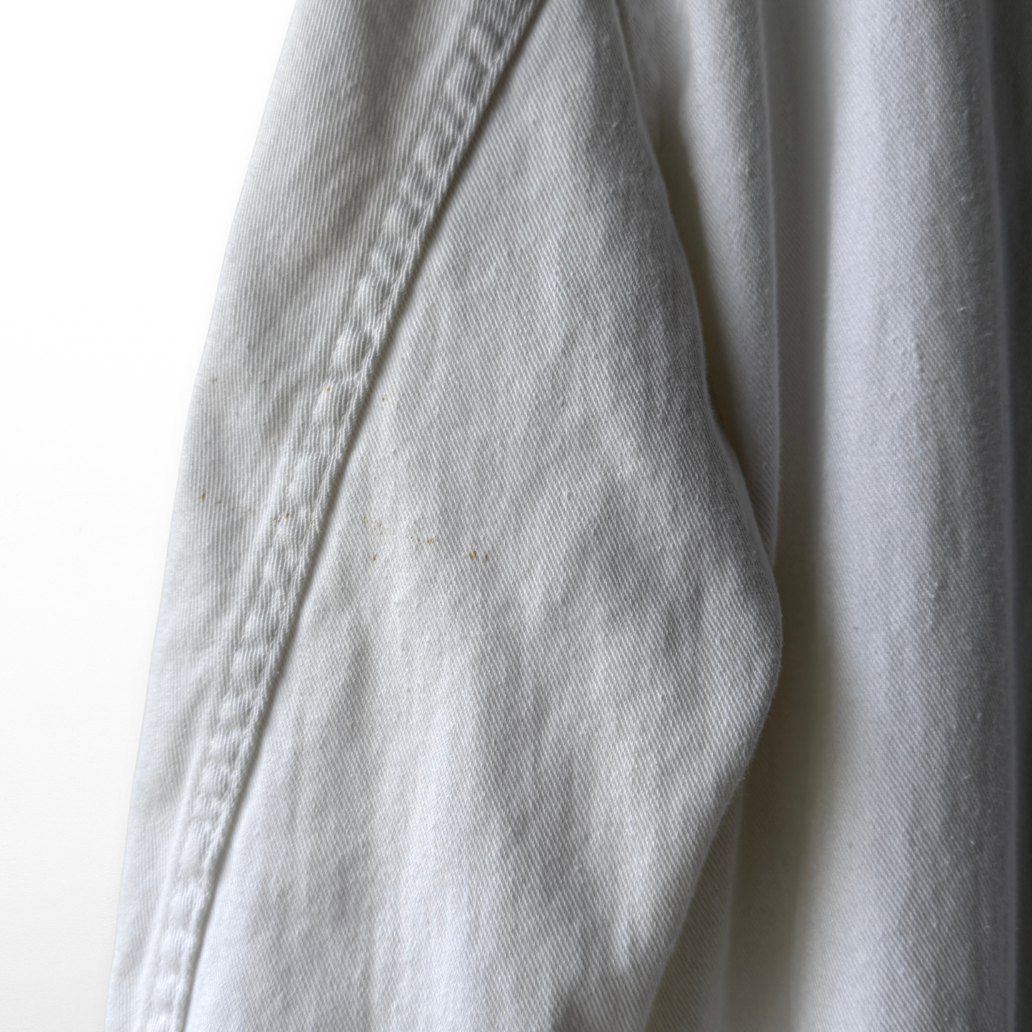 1960s White Cotton Twill Lab Coat