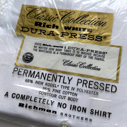 1960s Rich White Sport Shirt
