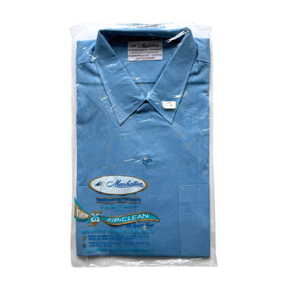 1960s Blue Docoma Sport Shirt