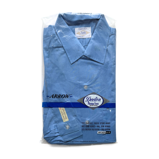 1960s Blue Decton Sport Shirt
