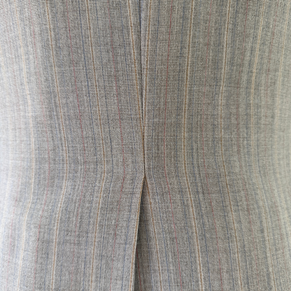 1960s Light Brown Pinstripe Wool 3pc Suit