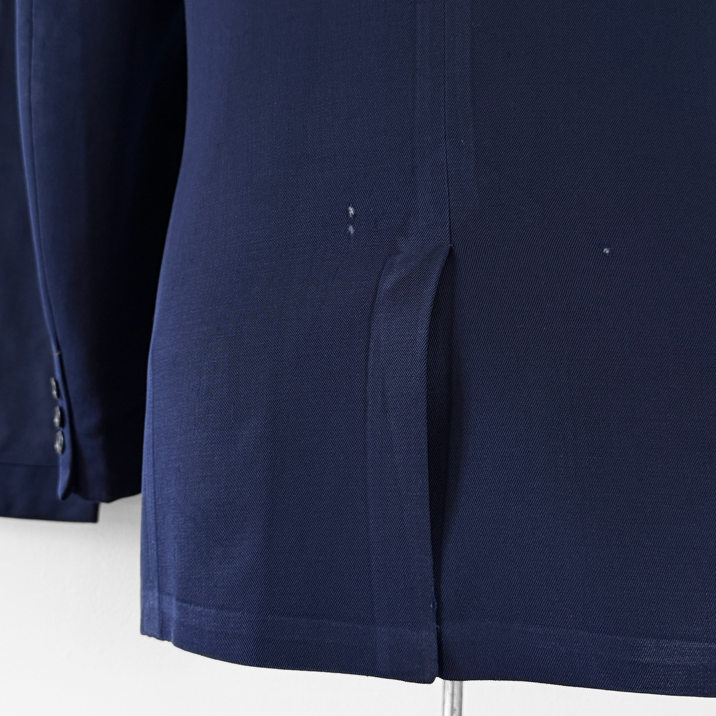 1950s Navy Blue Gabardine Wool 2pc Suit