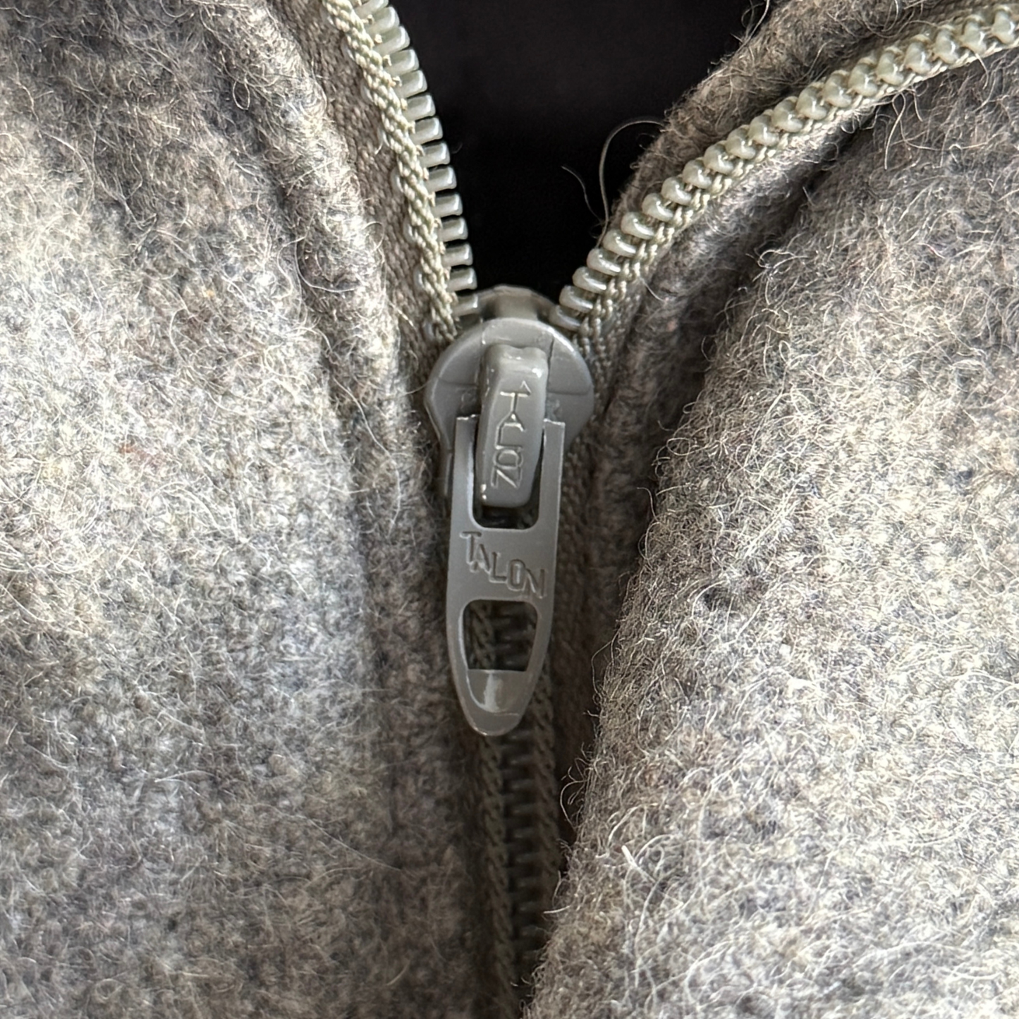 1970s Grey Wool Bomber Jacket