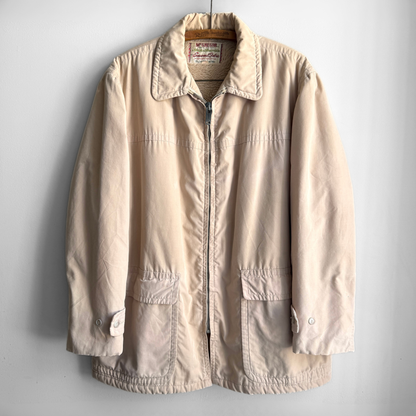 1960s Tan Seawind Fabric Windbreaker Jacket