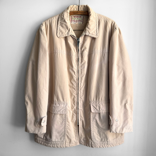 1960s Tan Seawind Fabric Windbreaker Jacket