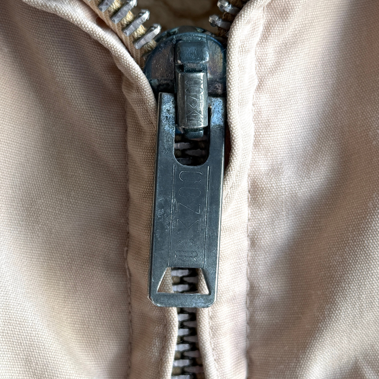 1960s Tan Seawind Fabric Windbreaker Jacket