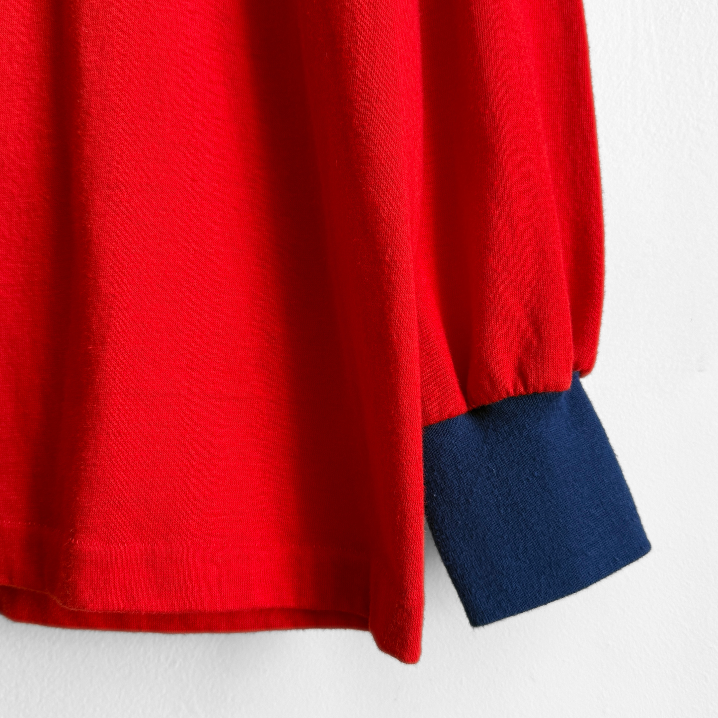1960s Red & Navy Long Sleeve