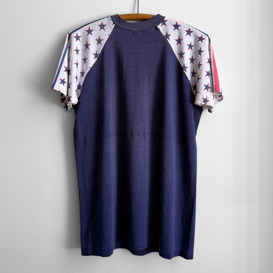1970s Indiana Star Print Raglan Tee