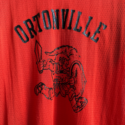 1970s Ortonville Orange Mesh Jersey Tee