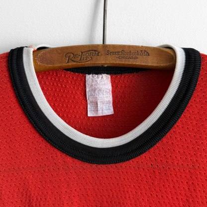 1970s Ortonville Orange Mesh Jersey Tee