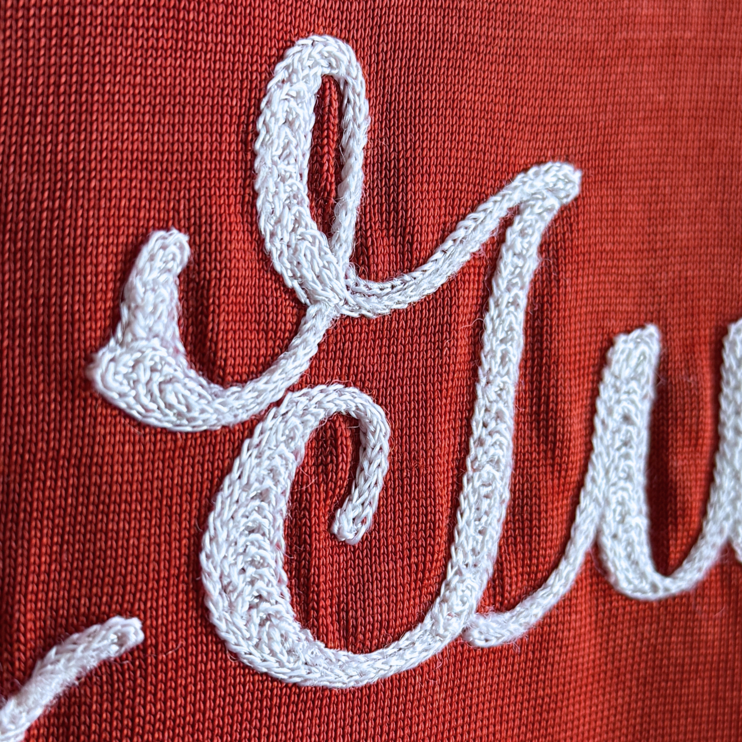 1960s News Guild Red Chainstitch Tee