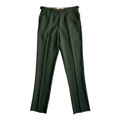 1960s Green Sharkskin Dress Pants (35)