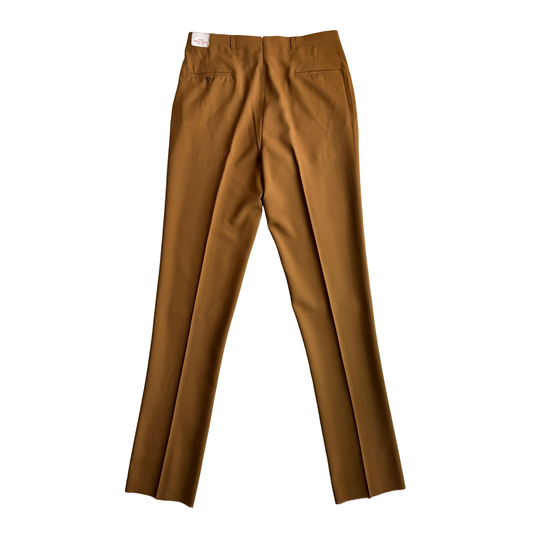 1960s Tan Sharkskin Dress Pants (36)