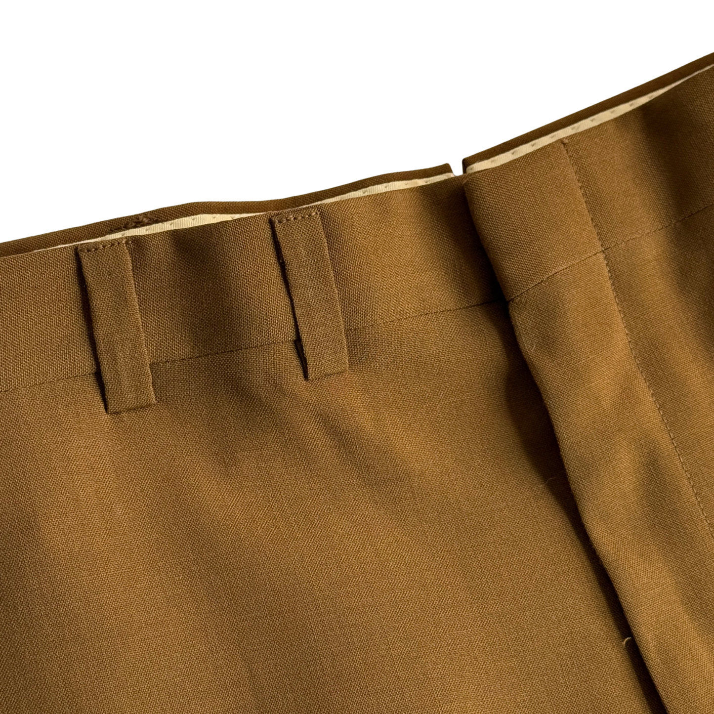 1960s Tan Sharkskin Dress Pants (36)