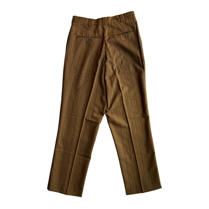 1970s Brown Striped Dress Pants (29)