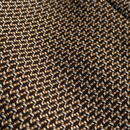1970s Dark Brown Geometric Mod Pants (32)