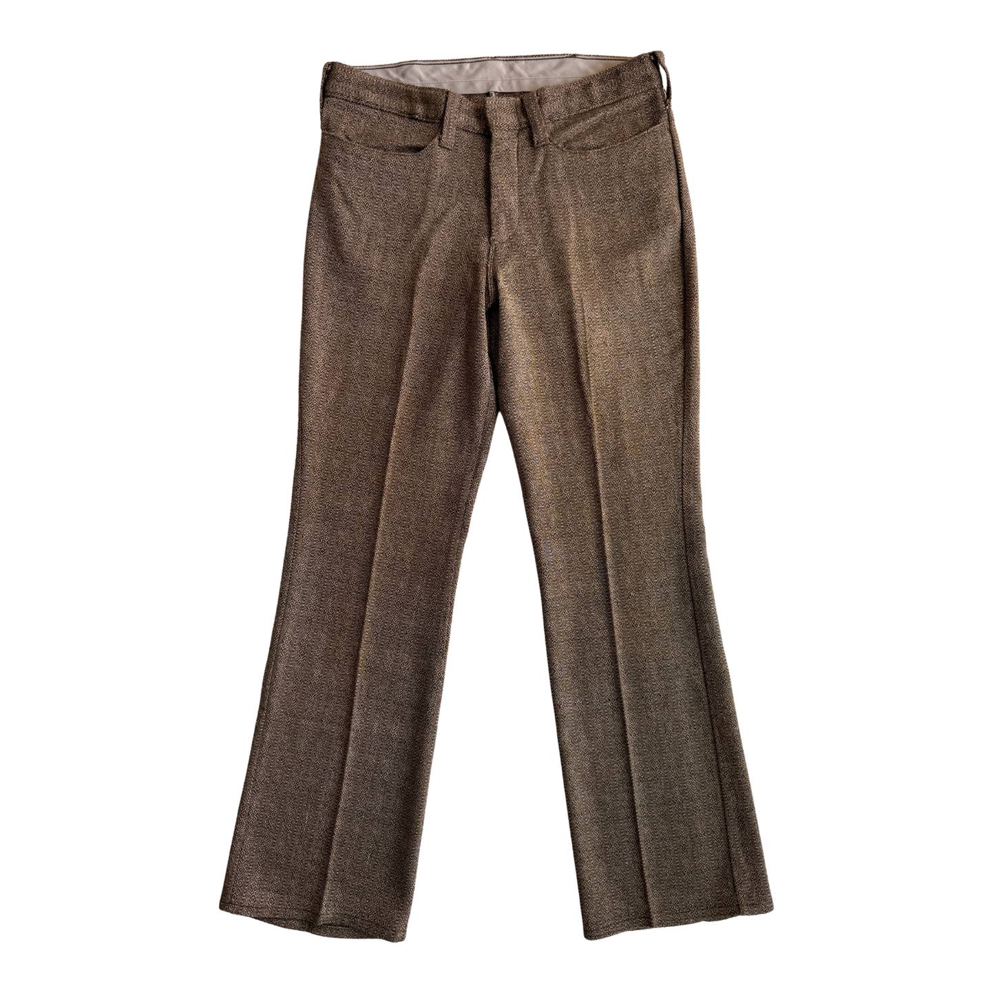 1970s Brown Geometric Mod Pants (31)