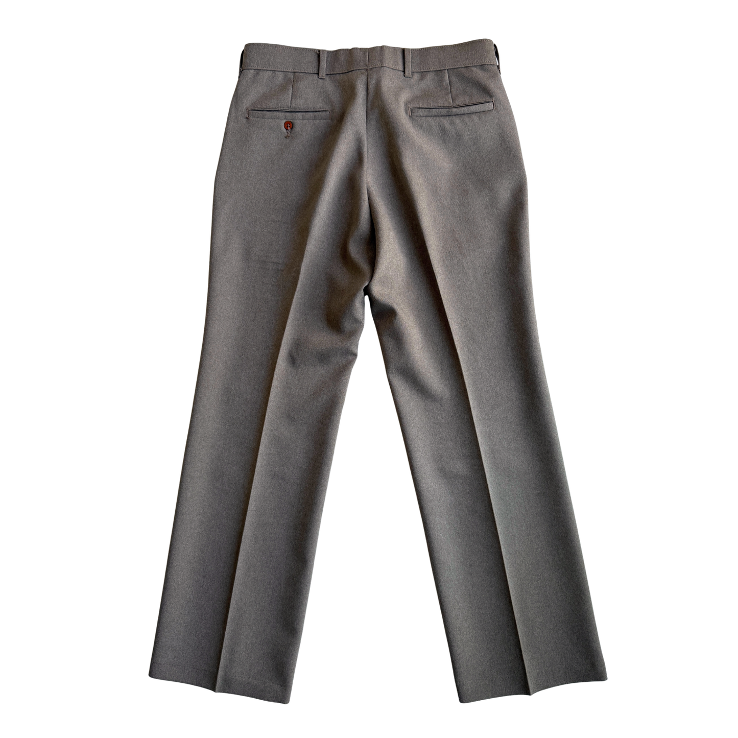1970s Grey Sta-Prest Action Slacks Pants (33)