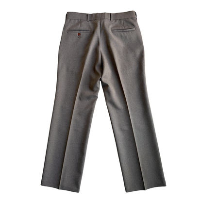 1970s Grey Sta-Prest Action Slacks Pants (33)