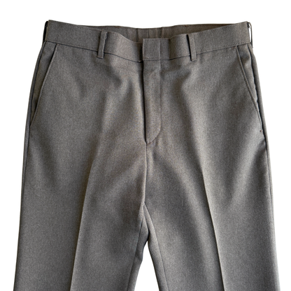 1970s Grey Sta-Prest Action Slacks Pants (33)