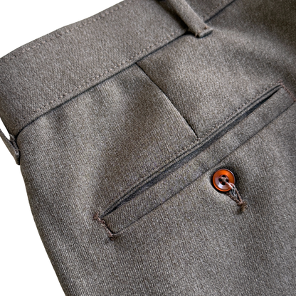 1970s Grey Sta-Prest Action Slacks Pants (33)