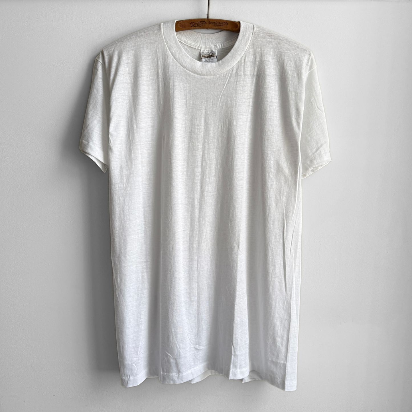 1970s White Undershirt Tee