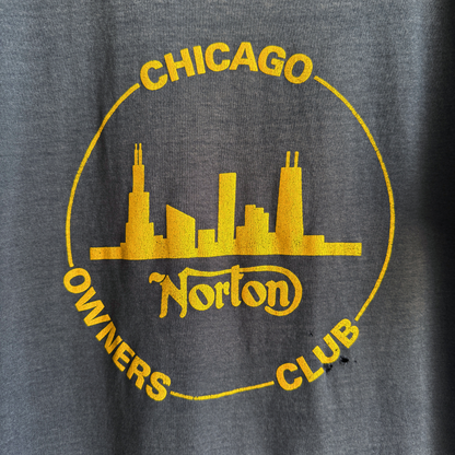 1990s Norton Motorcycles Chicago Owners Club Tee