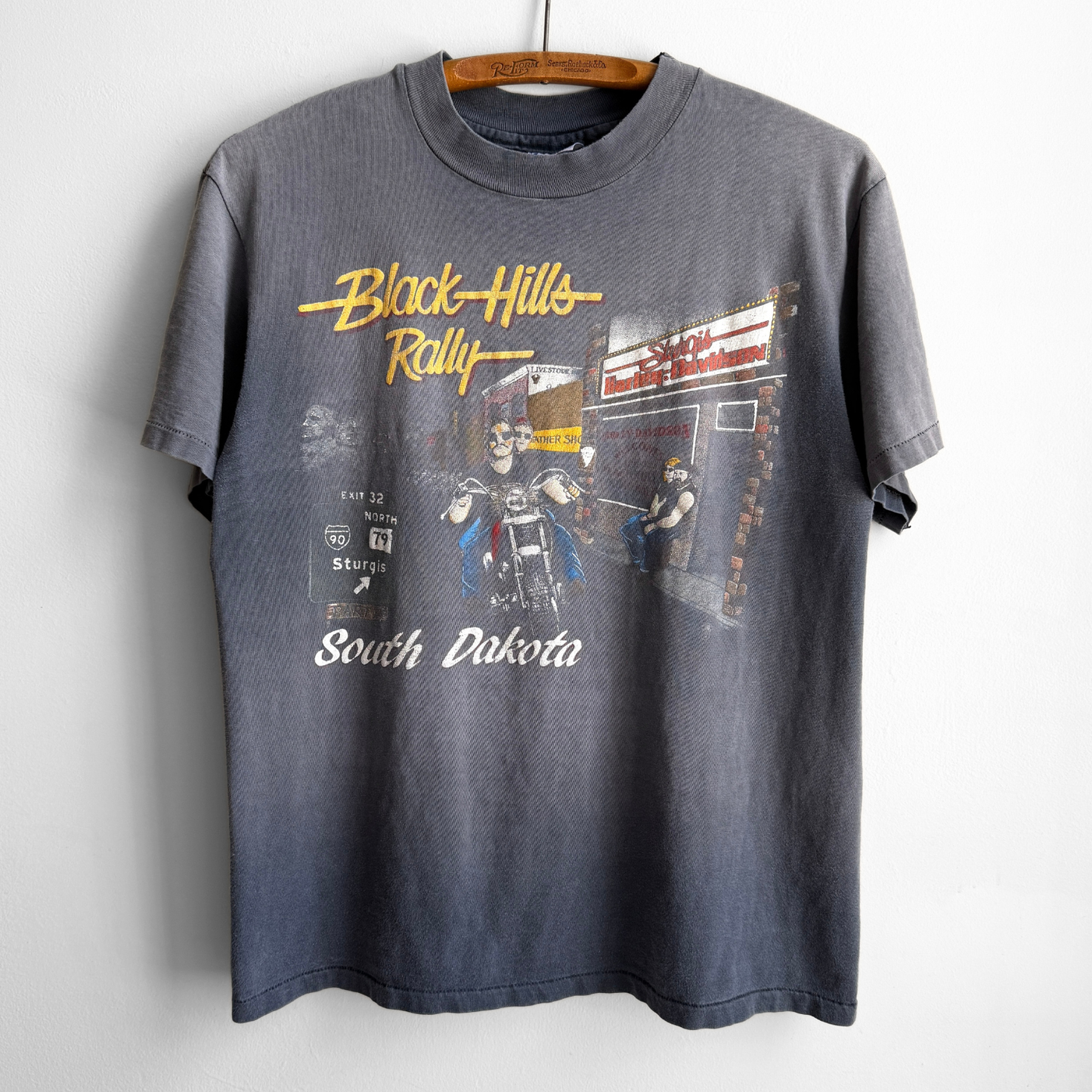 1980s Sturgis Harley Davidson Black Hills Rally Tee