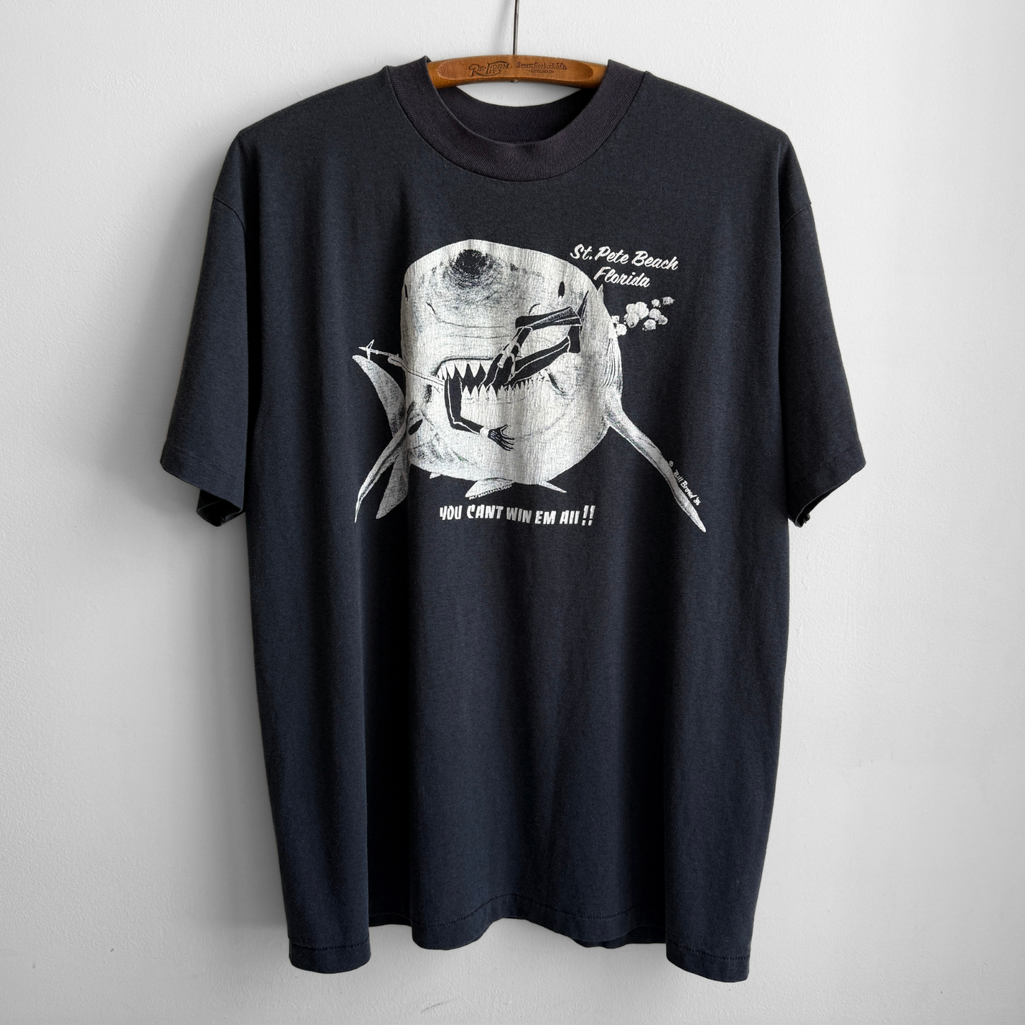1980s Shark Attack Florida Diving Tee