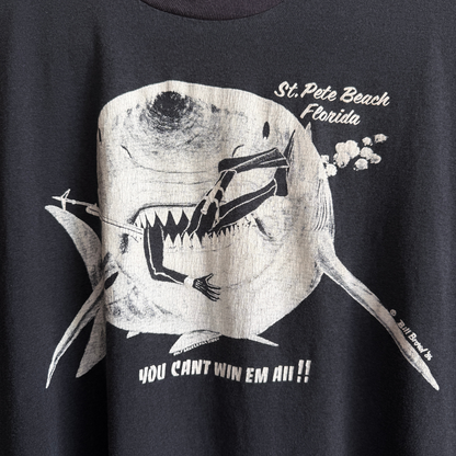 1980s Shark Attack Florida Diving Tee