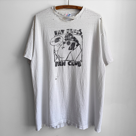 1991 Fat Elvis Fan Club Distressed Tee